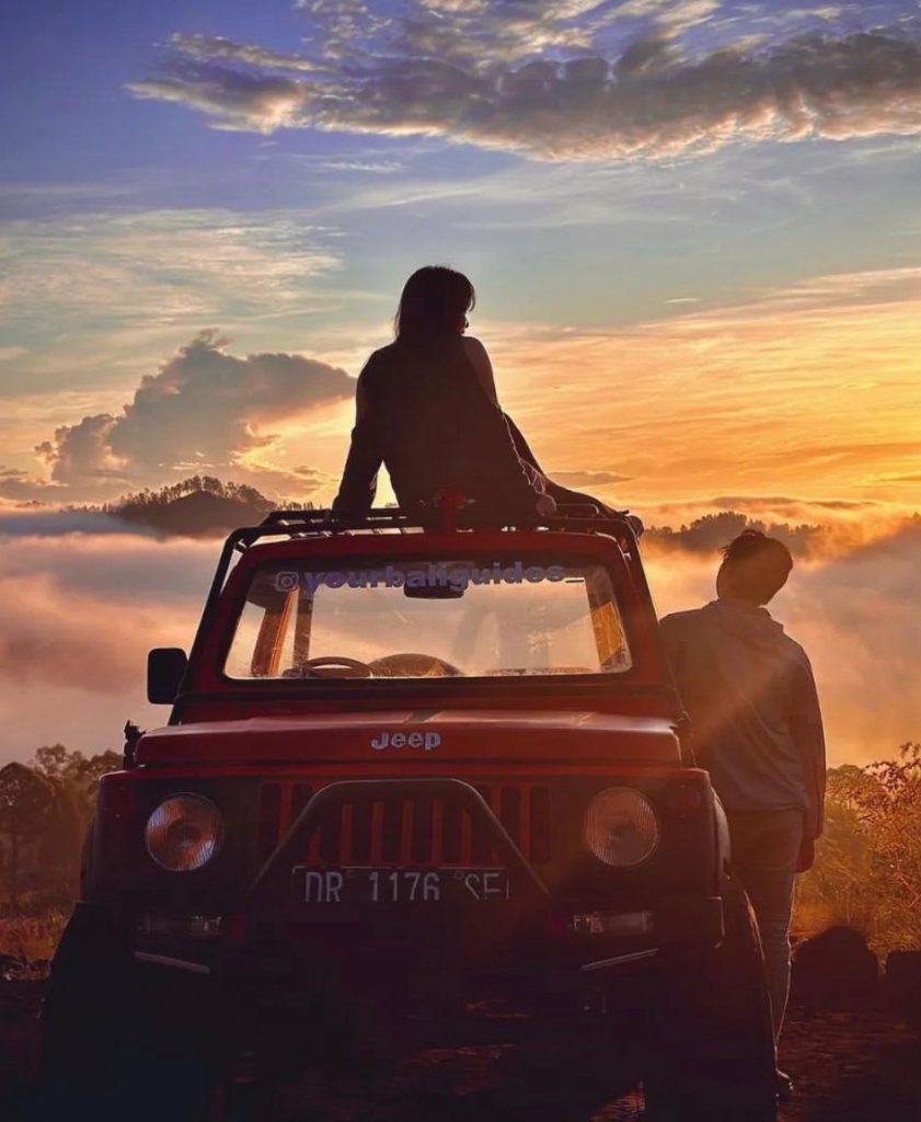 Amancer en jeep Bali